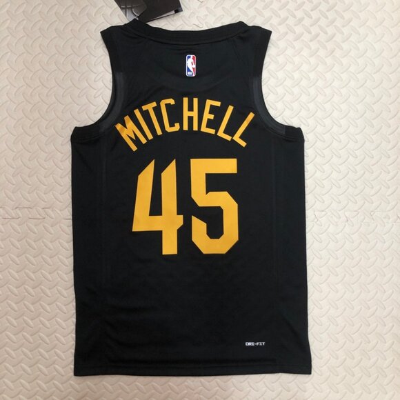 Cleveland Cavaliers Donovan Mitchell No. 45 Black Jersey - Picture 2 of 8